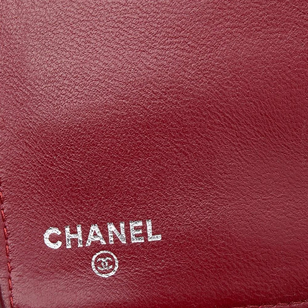 Chanel Red Quilted Leather Yen Continental Wallet 商品