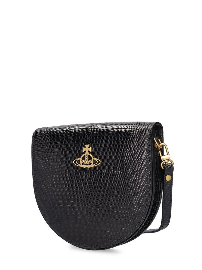 商品Vivienne Westwood|Saddle Lizard Embossed Shoulder Bag,价格¥4482,第2张图片详细描述