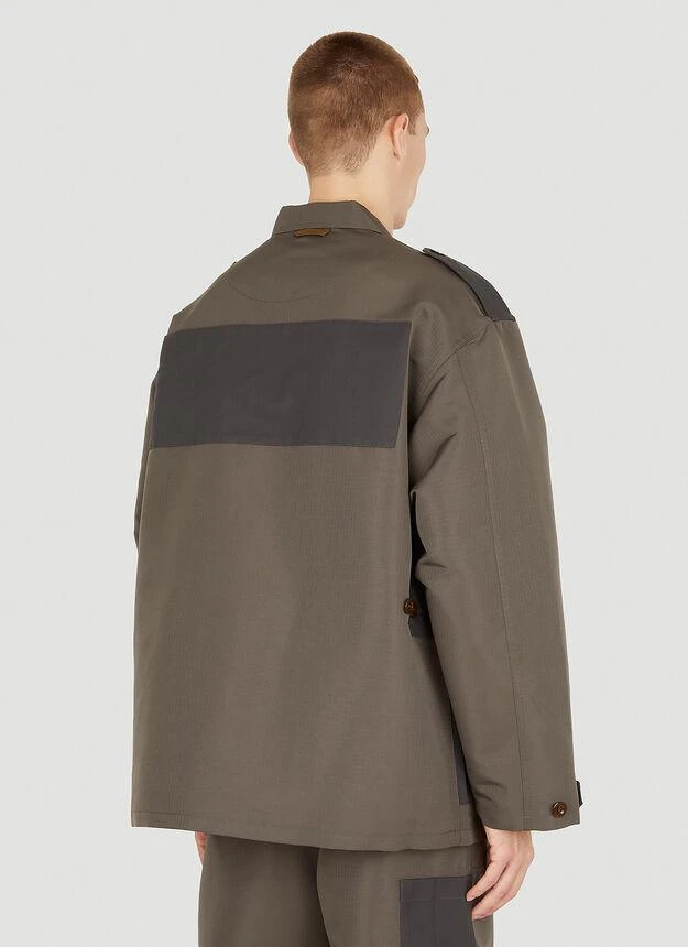 商品Acne Studios|Ripstop Jacket in Grey,价格¥3378,第4张图片详细描述