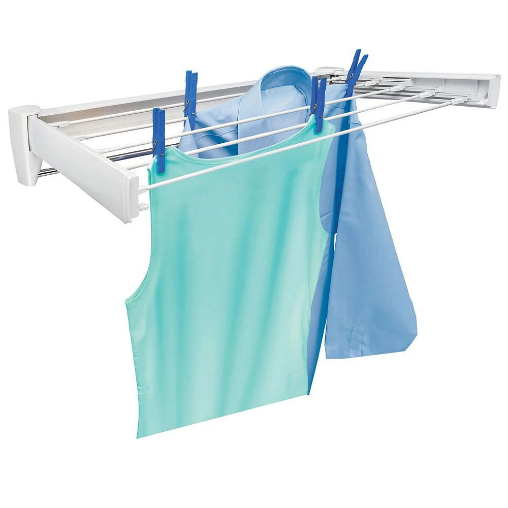 商品Household Essentials|Leifheit Telegant 36 Protect Plus Wall Mount Clothesline Drying Rack,价格¥486,第2张图片详细描述