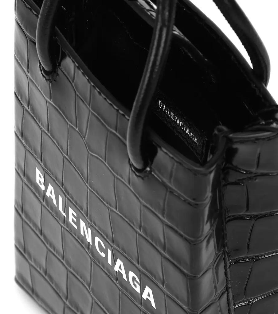 商品Balenciaga|Shopping Phone Pouch leather tote,价格¥7939,第5张图片详细描述