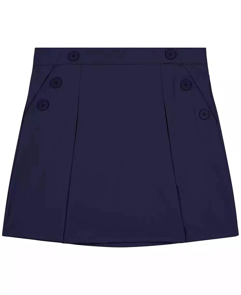 商品Nautica|Little Girls Uniform Button Pockets Elastic Waist Scooter Skorts,价格¥169,第1张图片
