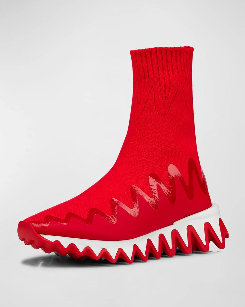 商品Christian Louboutin|Kid's Sharky Pull-On Sock Sneakers, Toddlers/Kids,价格¥2309,第2张图片详细描述