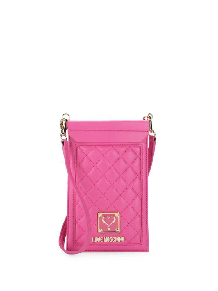 商品Moschino|Quilted Cell Phone Case,价格¥629,第1张图片