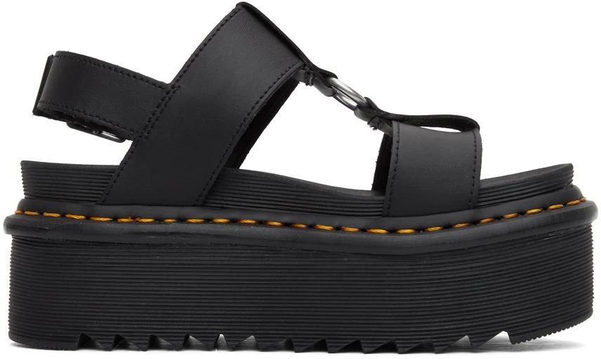 商品Dr. Martens|Black Francis Strap Sandals,价格¥468,第1张图片