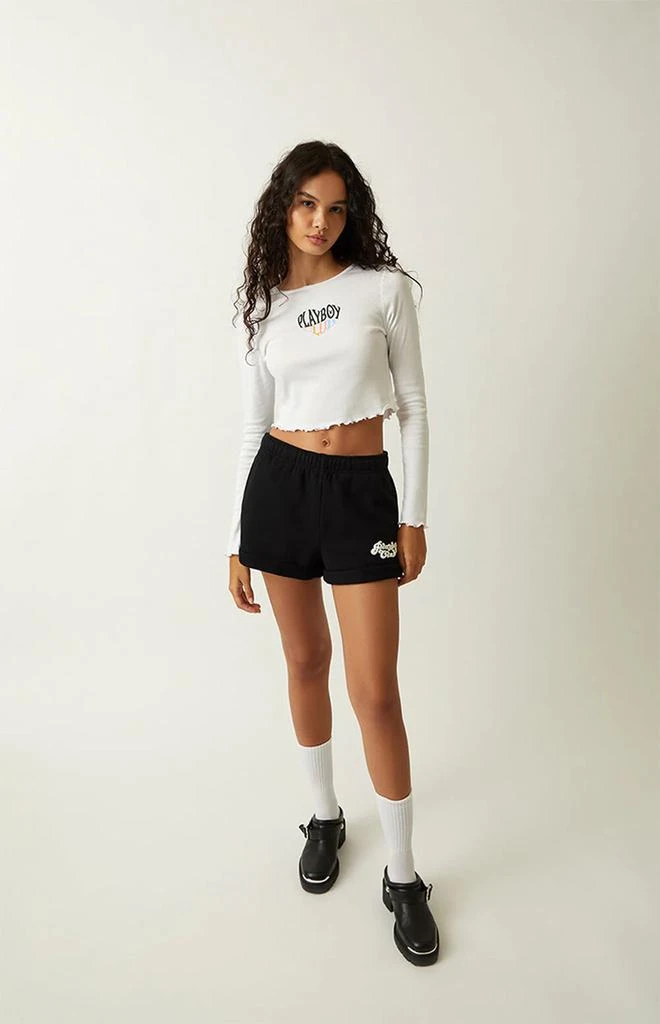 By PacSun White Rainbow Long Sleeve Top 商品