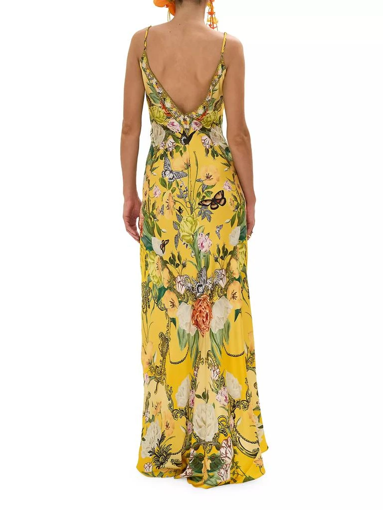 商品Camilla|Floral Silk Slip Maxi Dress,价格¥4453,第5张图片详细描述