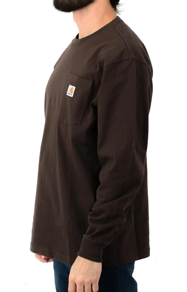 商品Carhartt|(K126) L/S Workwear Pocket Shirt - Dark Brown ,价格¥156,第2张图片详细描述