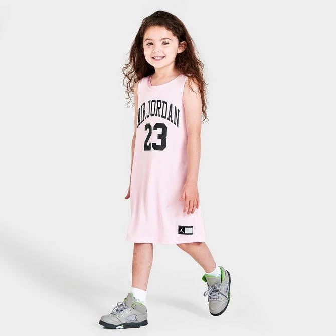 商品Jordan|Girls' Little Kids' Air Jordan 23 Jersey Dress,价格¥60,第2张图片详细描述