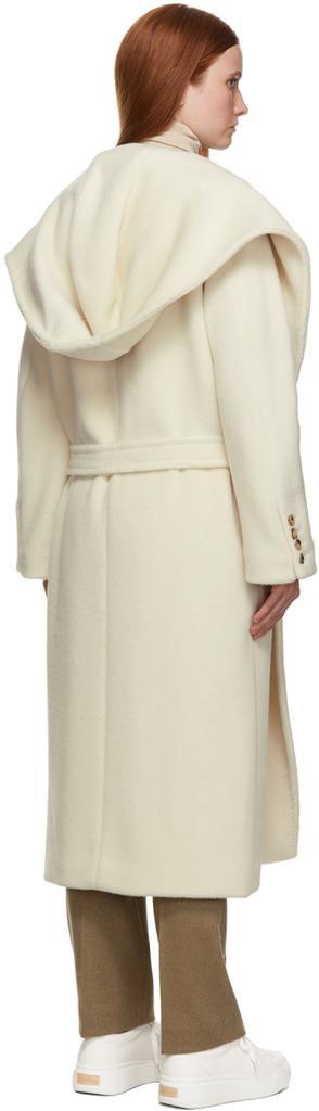 商品Max Mara|White Ferrara Wrap Coat,价格¥34083,第5张图片详细描述