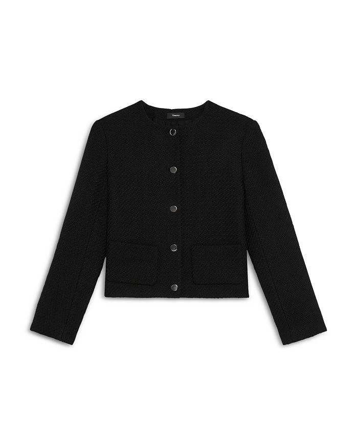 商品Theory|Tweed Cropped Jacket,价格¥1804,第5张图片详细描述