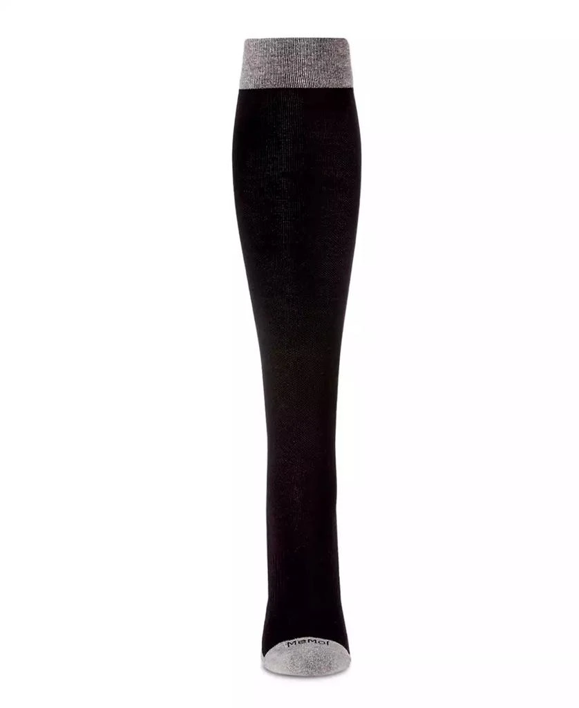 商品Memoi|Two-Tone Contrast Women's Compression Socks,价格¥113,第2张图片详细描述