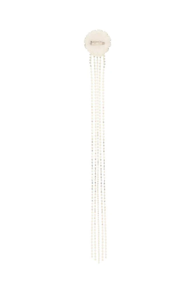 商品JORDANLUCA|Jordanluca crystal brooch,价格¥733,第2张图片详细描述