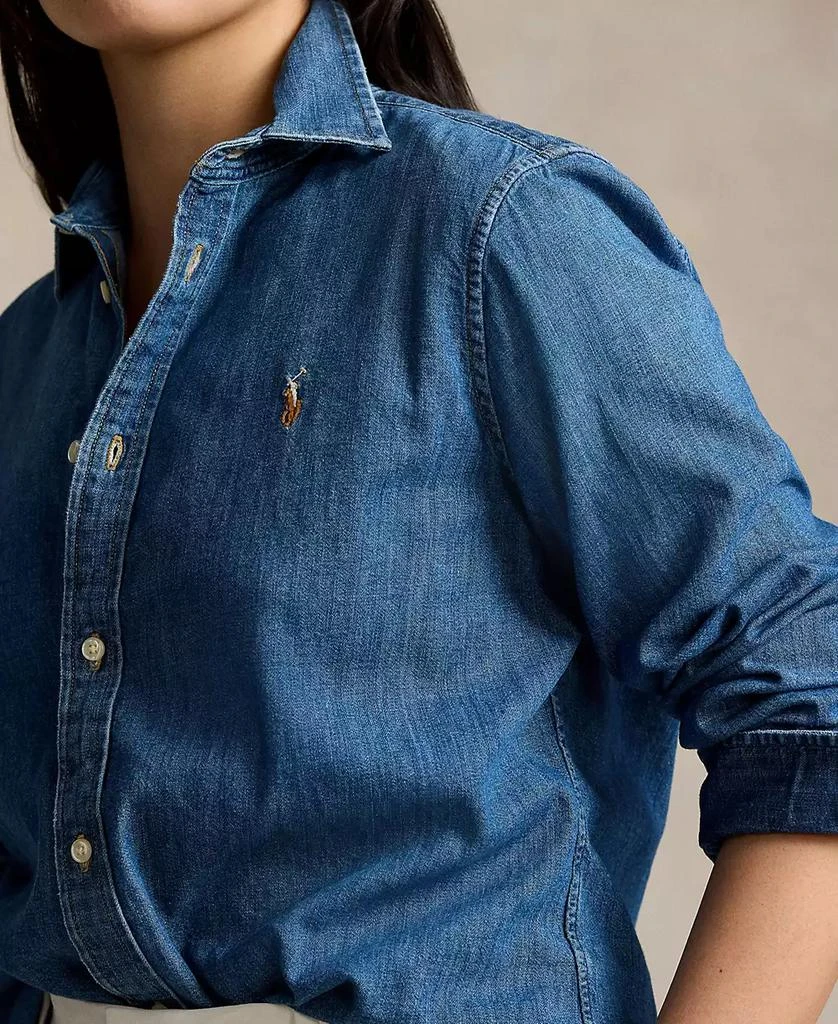 商品Ralph Lauren|Women's Slim-Fit Denim Shirt,价格¥1243,第3张图片详细描述