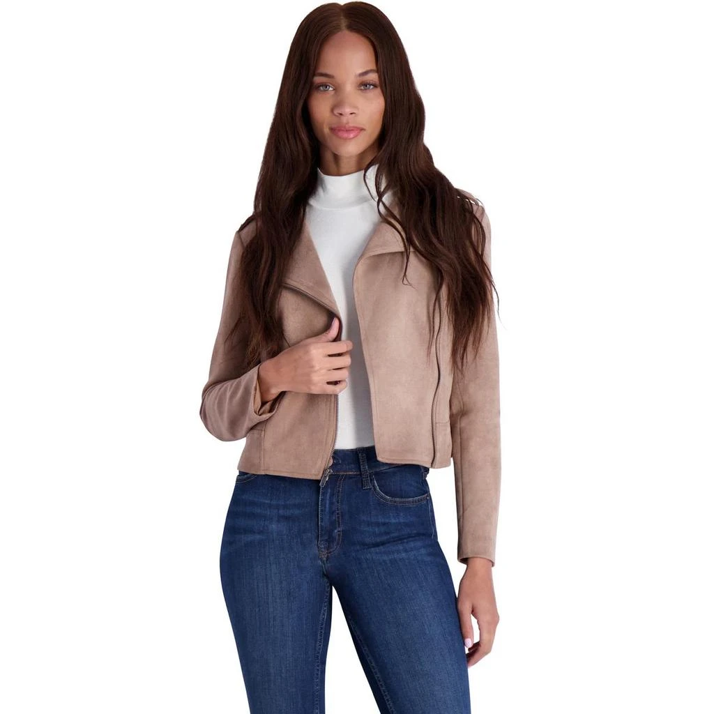 商品Steve Madden|BB DAKOTA by Steve Madden Women’s Asymmetric Cropped Moto Jacket,价格¥92,第3张图片详细描述