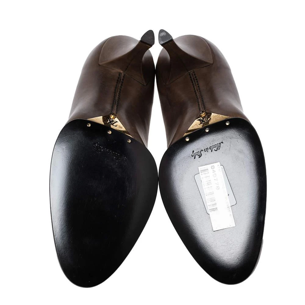 Louis Vuitton Brown Leather Pumps Size 38 商品