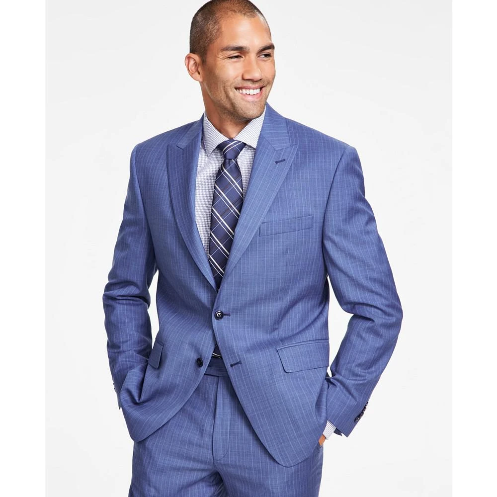 商品Michael Kors|Men's Classic-Fit Pinstripe Wool Stretch Suit Jacket,价格¥3346,第1张图片