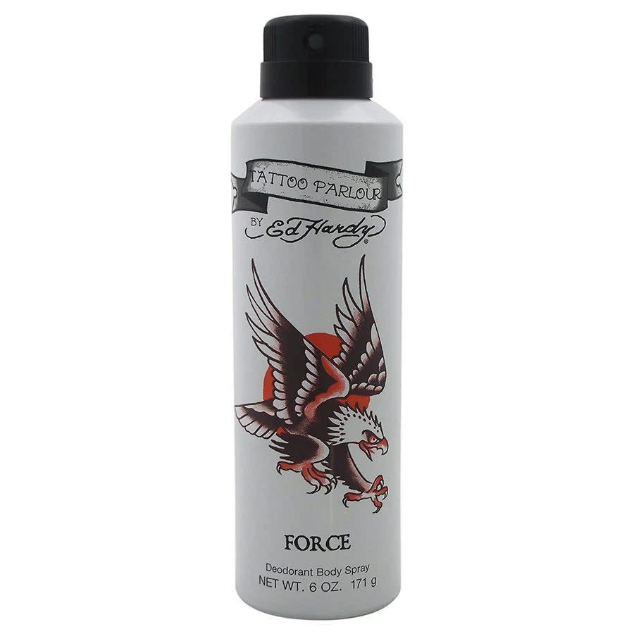 商品Ed Hardy|Men's Tattoo Parlour Force Deodorant Body Spray 6 oz Fragrances 719346192712,价格¥52,第1张图片