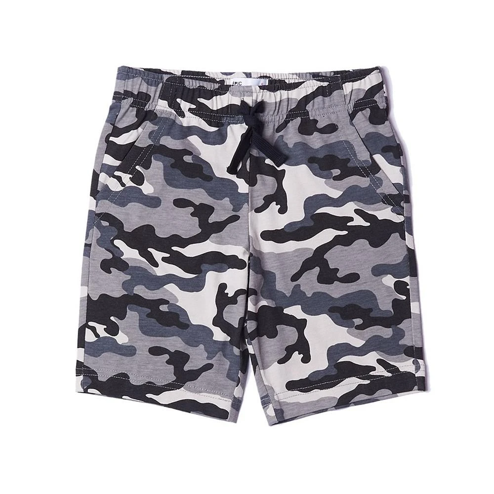 商品Epic Threads|Little Boys Drawstring Camouflage Print Knit Shorts,价格¥37,第1张图片