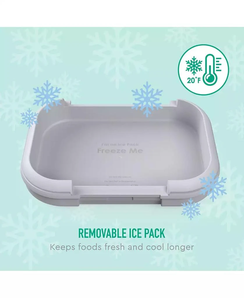 商品Bentgo|Kids Chill Lunch Box - Green/Navy,价格¥247,第3张图片详细描述