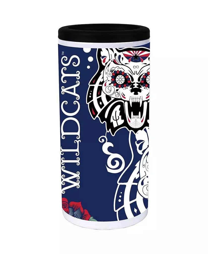 商品Indigo Falls|Arizona Wildcats Dia Stainless Steel 12 Oz Slim Can Cooler,价格¥271,第1张图片