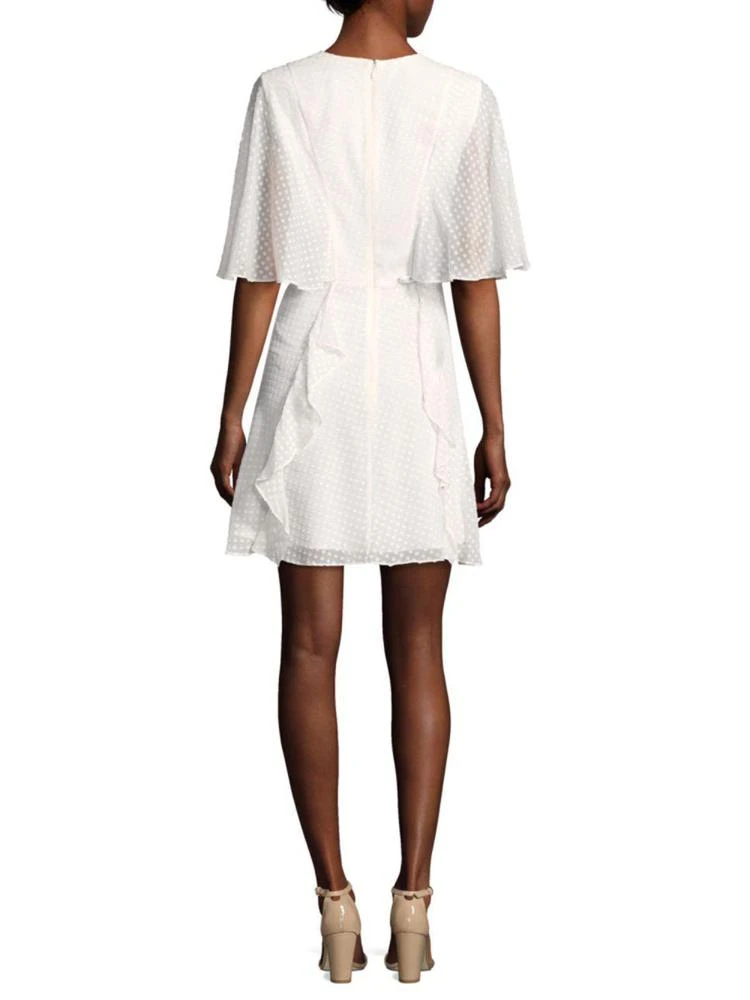 商品BCBG|Flutter-Sleeve Fit-&-Flare Dress,价格¥673,第2张图片详细描述