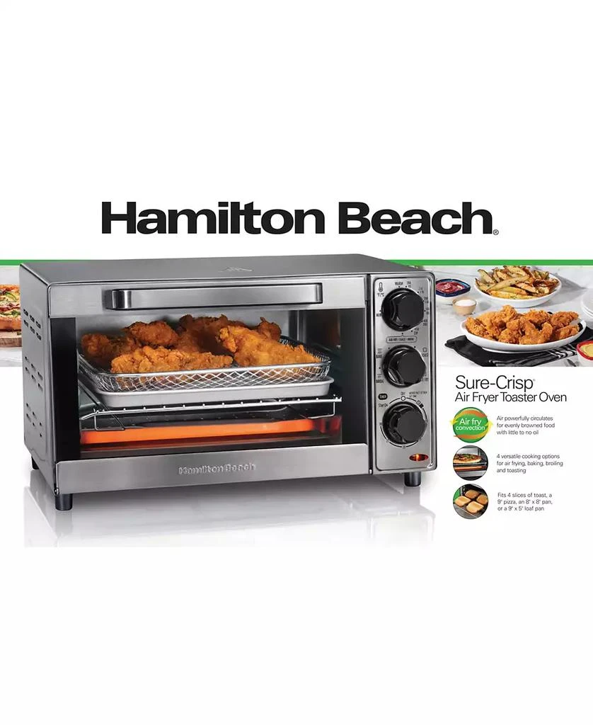 商品Hamilton Beach|Sure-Crisp Air Fryer Toaster Oven,价格¥553,第2张图片详细描述