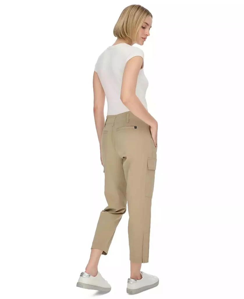 Women's High-Rise Stretch Twill Cargo Ankle Pants 商品