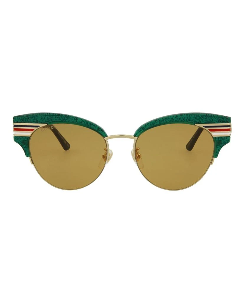 商品Gucci|Cat-Eye Metal Sunglasses,价格¥905,第1张图片