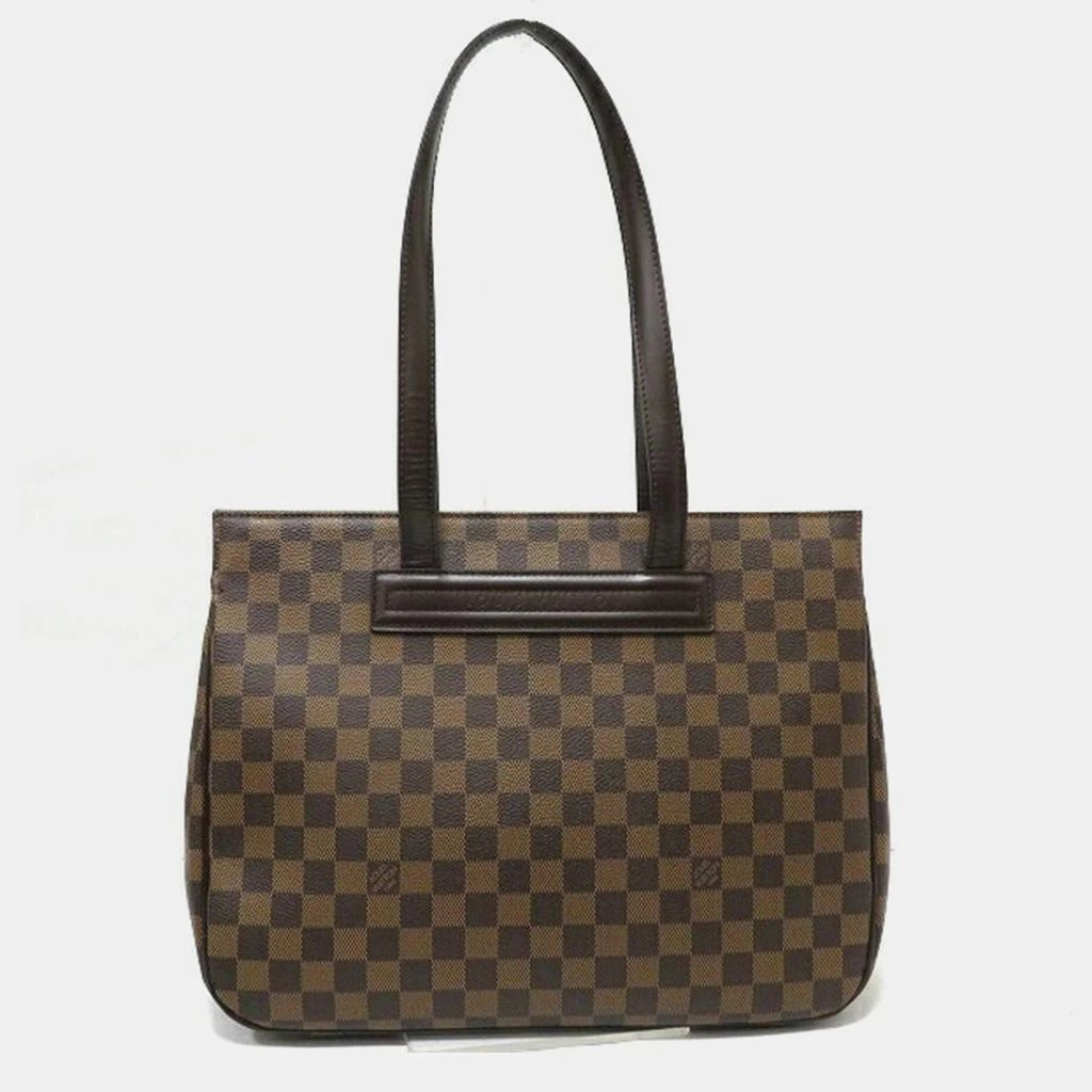 商品[二手商品] Louis Vuitton|Louis Vuitton Brown Canvas Damier Ebene Parioli PM Shoulder Bag,价格¥7379,第2张图片详细描述