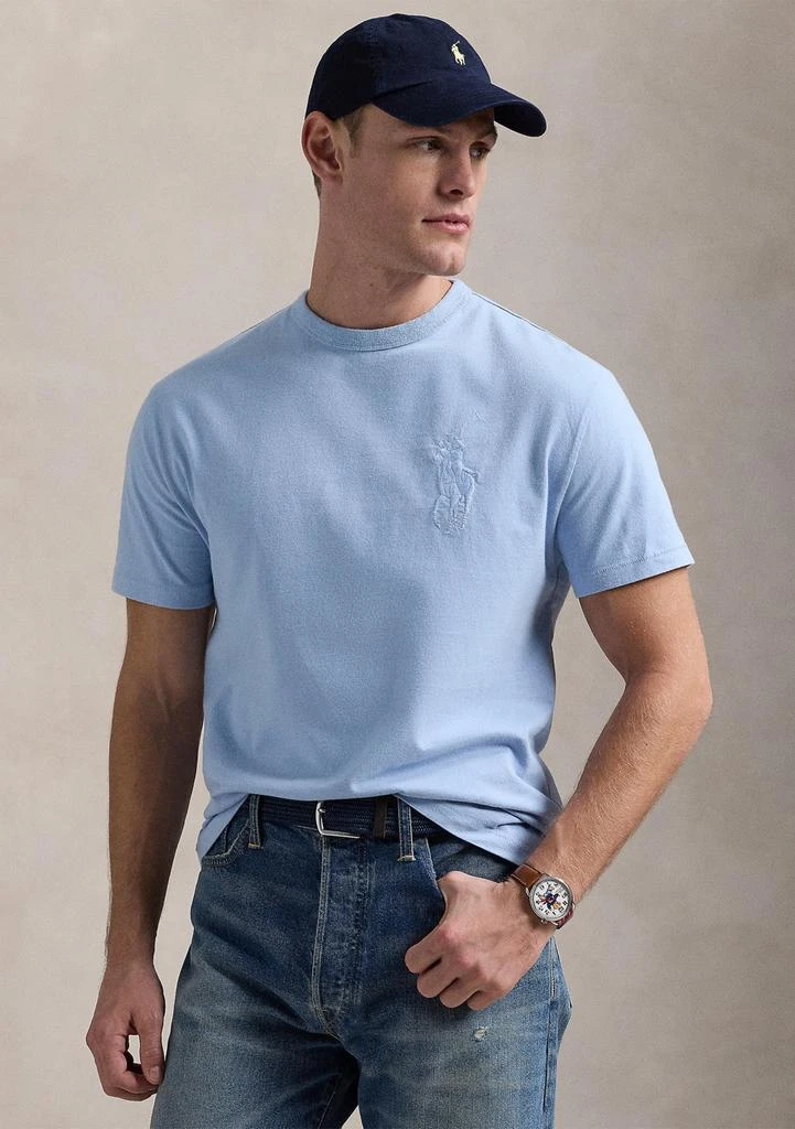 商品Ralph Lauren|男士经典版型 Big Pony 针织 T 恤,价格¥220,第1张图片