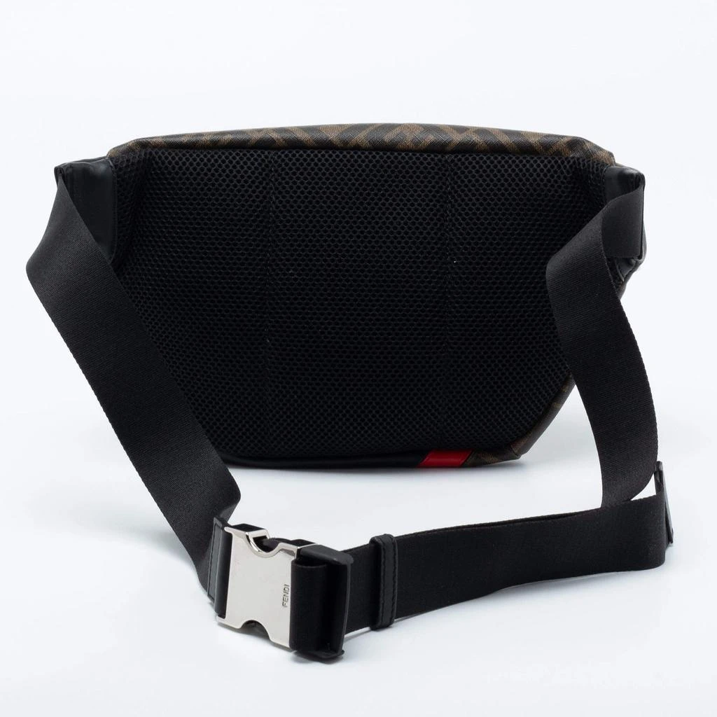 商品[二手商品] Fendi|Fendi Multicolor Zucca Coated Canvas And Leather FF Motif Belt Bag,价格¥5165,第4张图片详细描述
