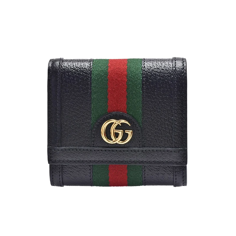 商品Gucci|Gucci/古驰 Ophidia系列短款三折钱包719887DJ2DG1060,价格¥2877,第1张图片