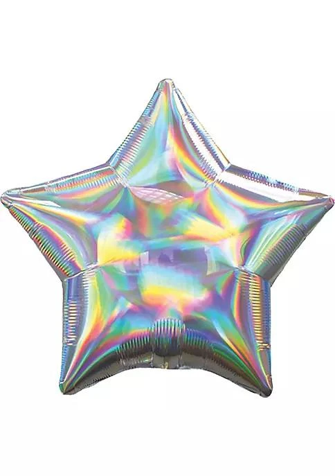 商品LOONBALLOON|Loonballoon Unicorn Theme Balloon Set Unicorn Party Holographic Balloon 2X Star Foil And 6X Latex Balloons,价格¥150,第3张图片详细描述