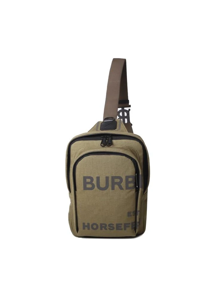 商品Burberry|Burberry Shoulder Bag In Military Green Fabric,价格¥6436,第1张图片