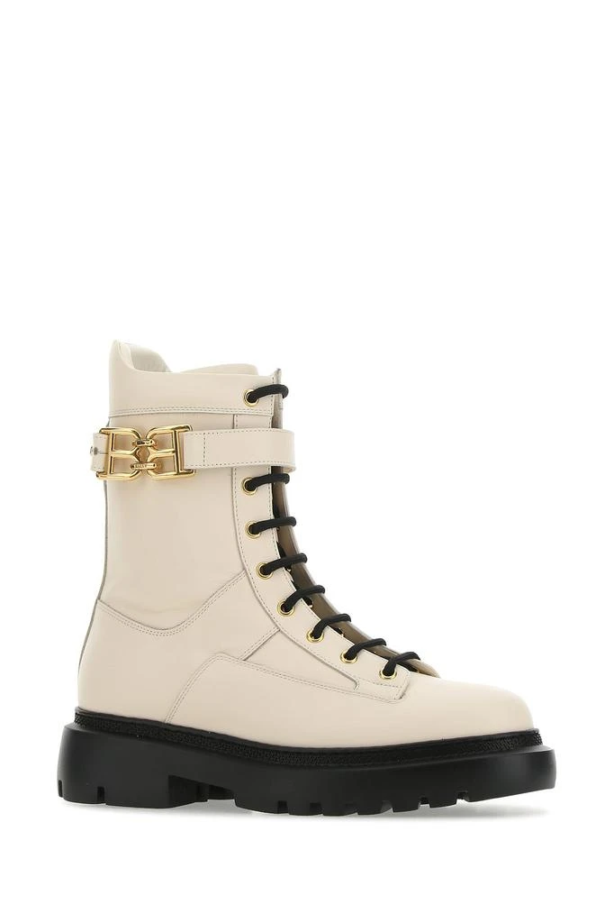 商品Bally|Ivory leather Gioele boots,价格¥3590,第1张图片