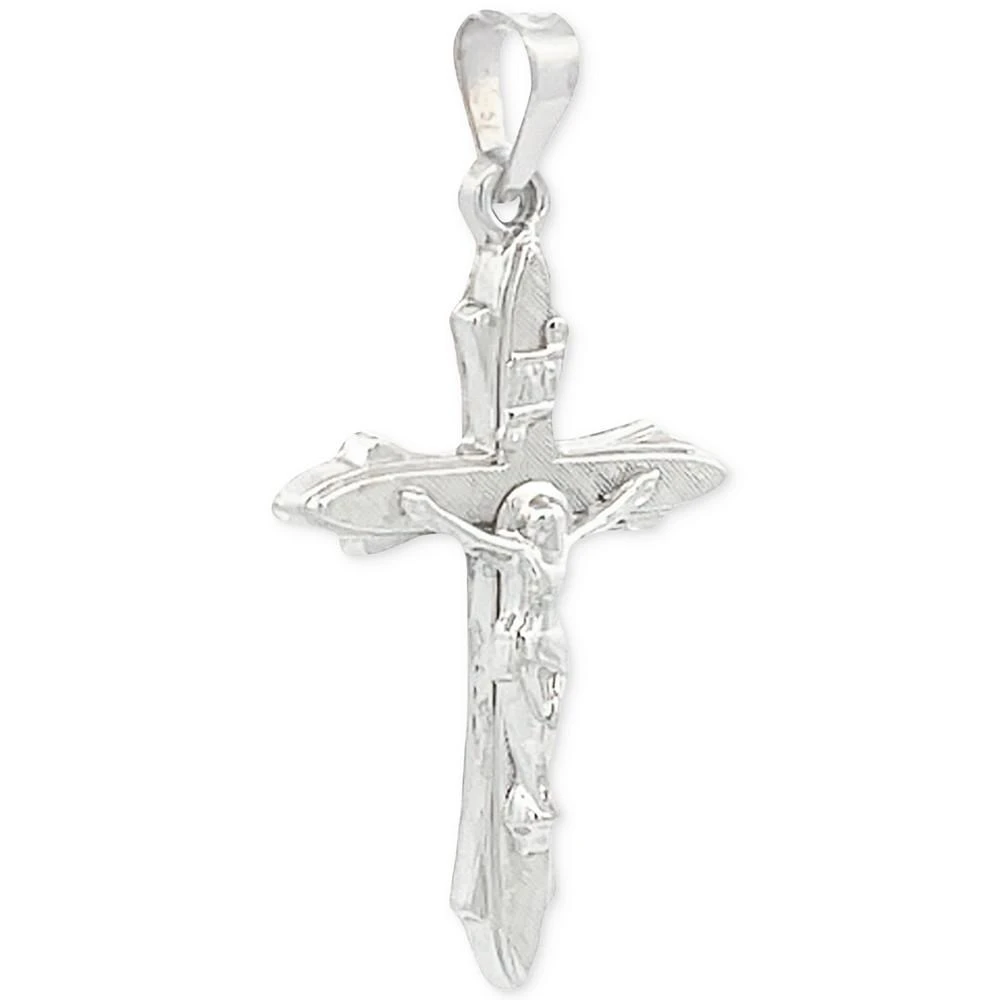 商品Macy's|Crucifix Cross Pendant in 14k White Gold,价格¥1002,第2张图片详细描述