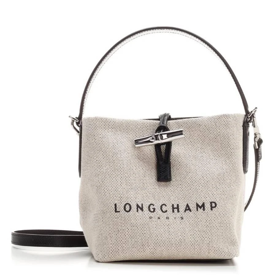 商品Longchamp|女式 Essential XS 徽标帆布水桶包,价格¥1332,第1张图片