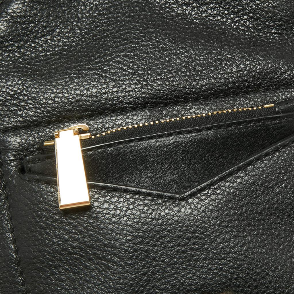 Michael Kors Black Leather Jessa Convertible Backpack商品第5张图片规格展示