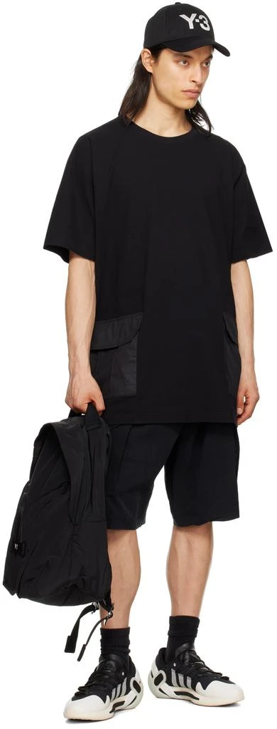 商品Y-3|黑色褶皱短裤,价格¥1563,第4张图片详细描述