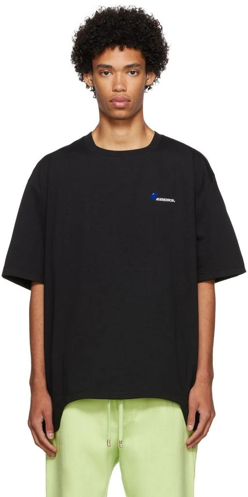 商品ADER error|Black Cotton T-Shirt,价格¥411,第1张图片