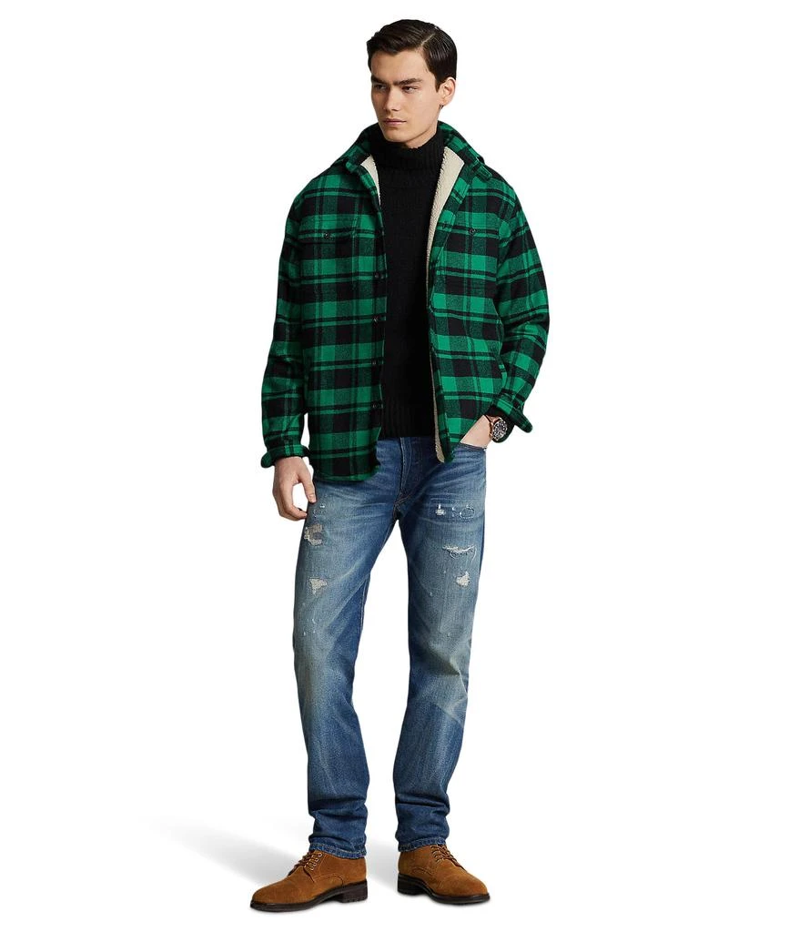 商品Ralph Lauren|Classic Fit Wool Blend Shirt Jacket,价格¥1928,第4张图片详细描述