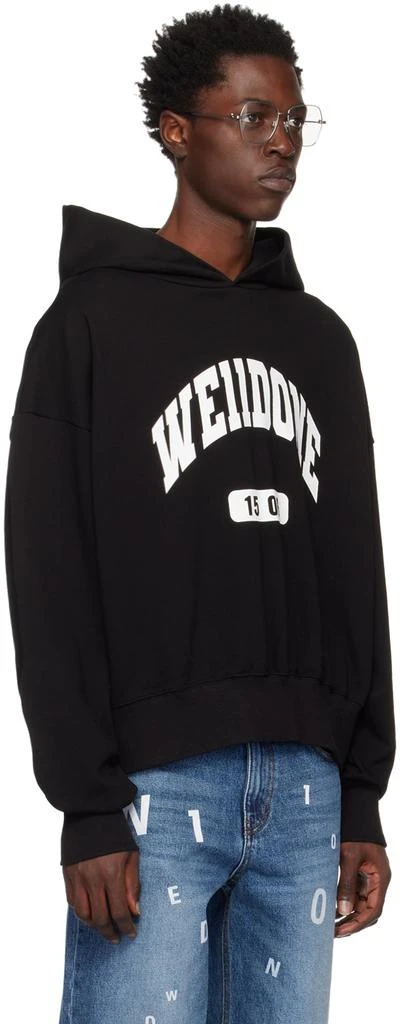 商品We11done|Black Printed Hoodie,价格¥936,第2张图片详细描述