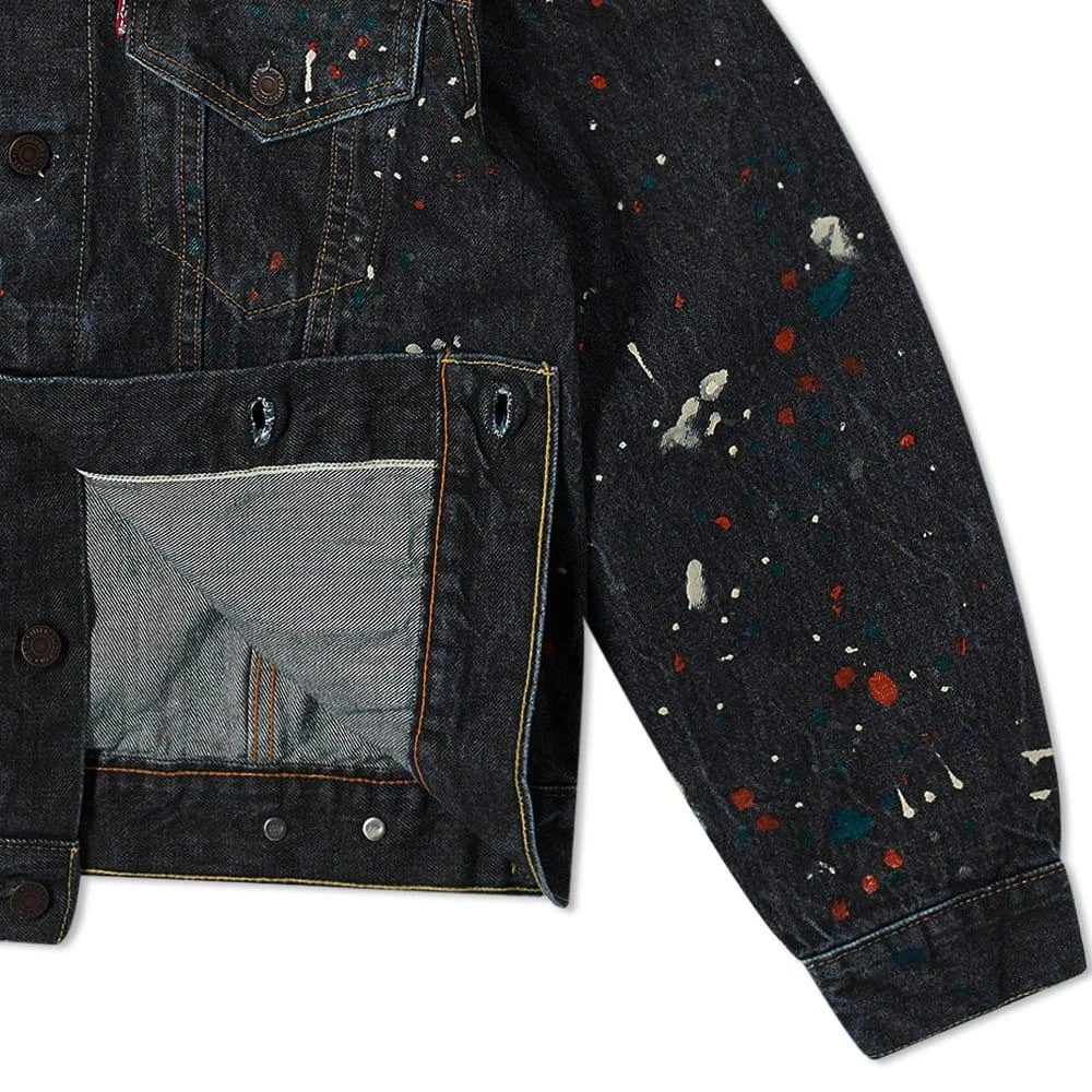 商品Levi's|END. x Levi's 'Painted' Selvedge Trucker Jacket,价格¥727,第2张图片详细描述