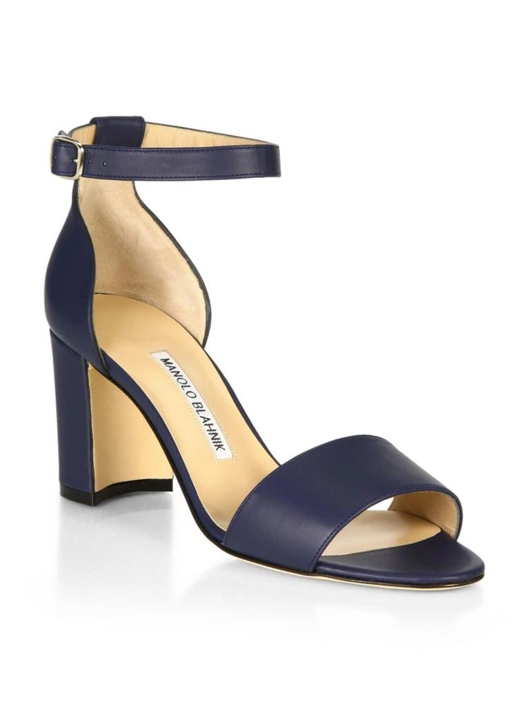商品Manolo Blahnik|Lauratomod 真皮高跟鞋,价格¥2230,第2张图片详细描述
