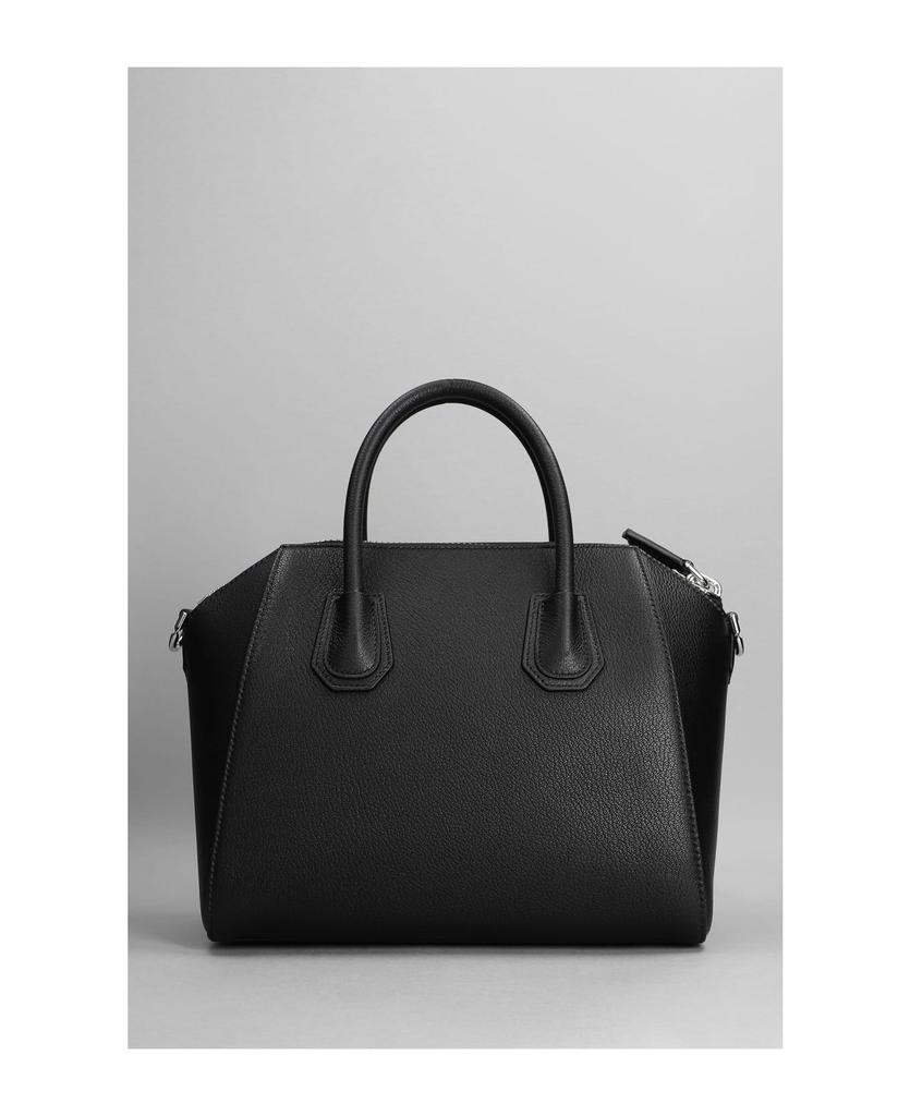 Hand Bag In Black Leather商品第3张图片规格展示