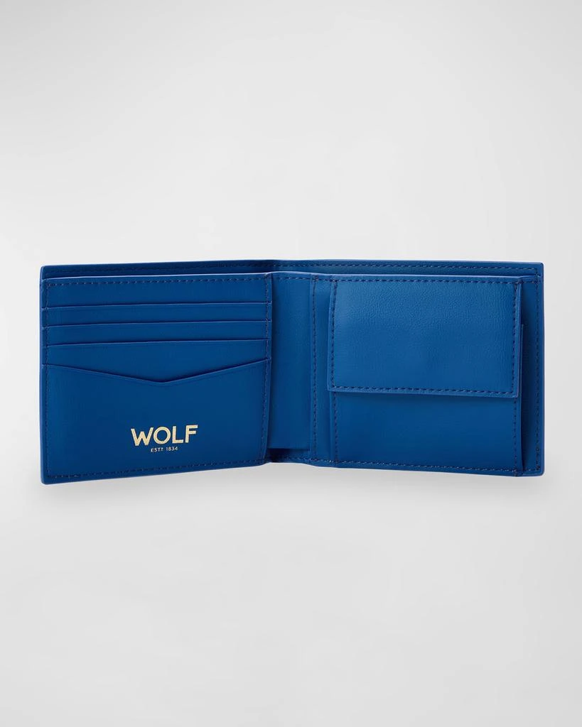 商品Wolf|Men's Signature Billfold and Coin,价格¥842,第2张图片详细描述