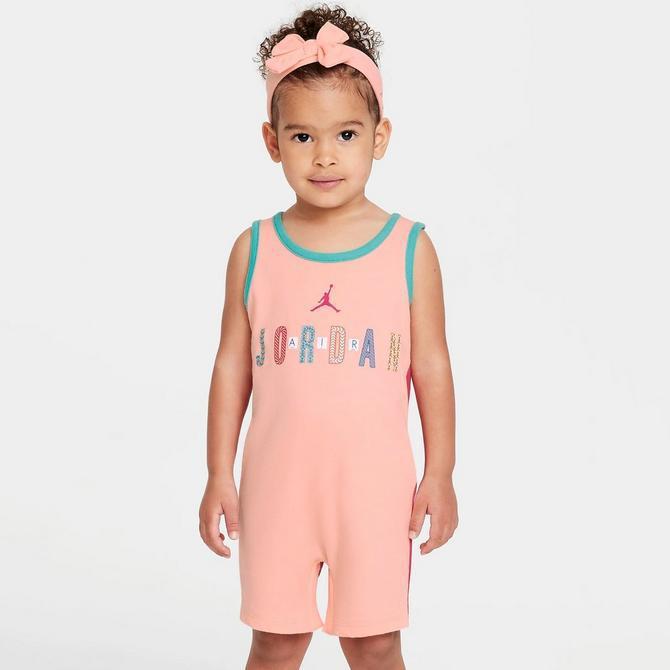 商品Jordan|Girls' Infant Jordan BFF Romper and Headband Set (12M - 24M),价格¥111,第5张图片详细描述