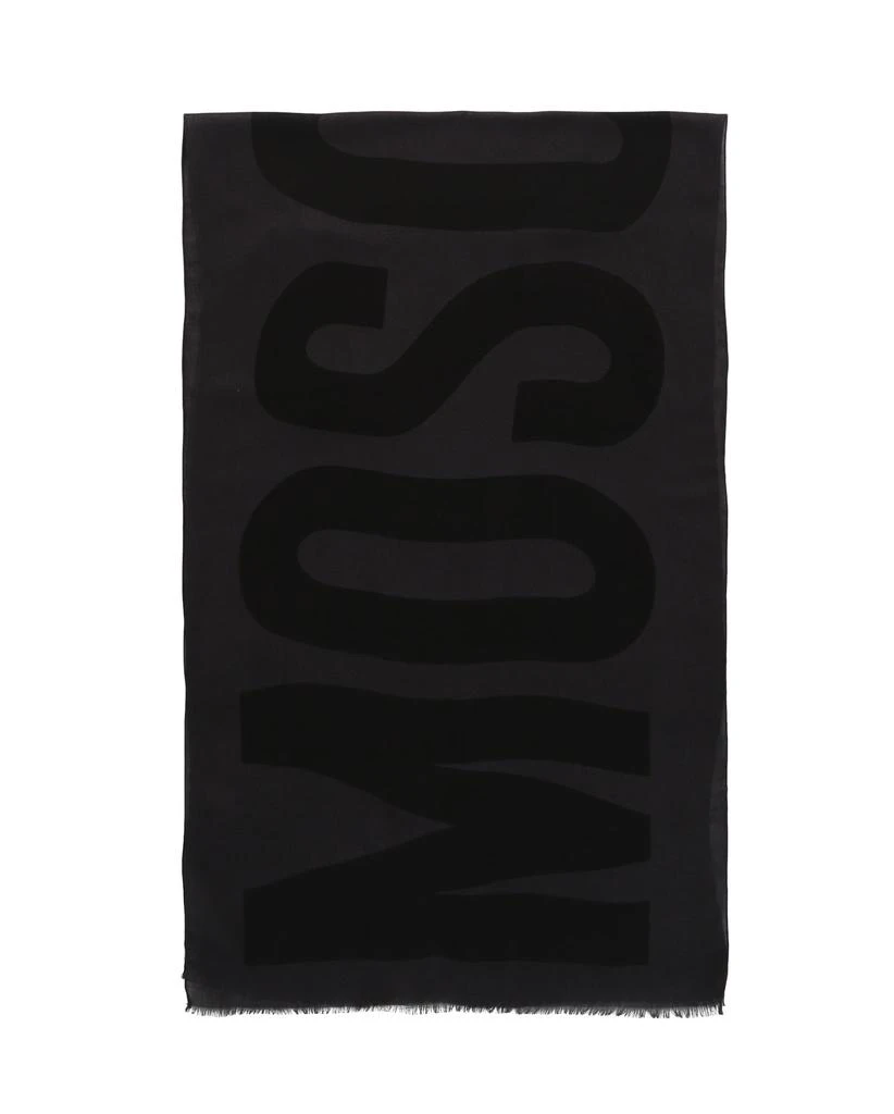 商品Moschino|Logo Print Wool Scarf,价格¥530,第1张图片