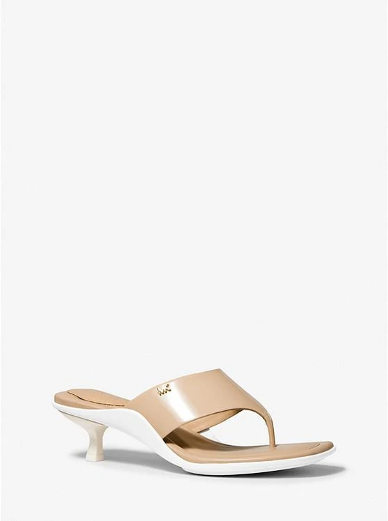 商品Michael Kors|Kamari Patent Leather Sandal,价格¥514,第1张图片